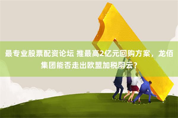 最专业股票配资论坛 推最高2亿元回购方案，龙佰集团能否走出欧盟加税阴云？